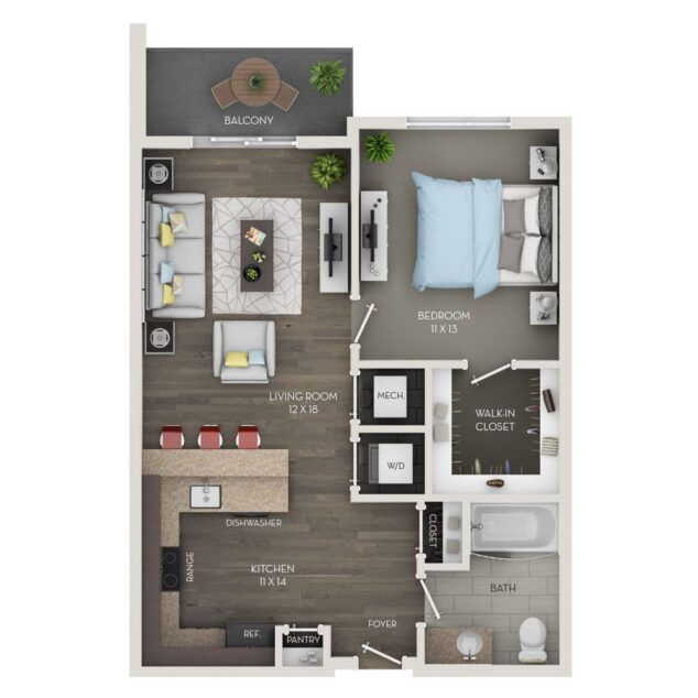 1 bedroom apartment for rent