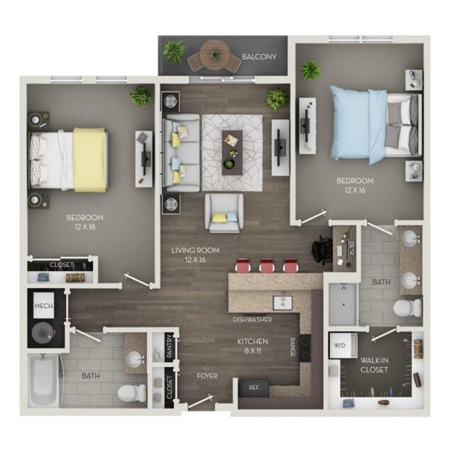 2 bedroom apartment for rent