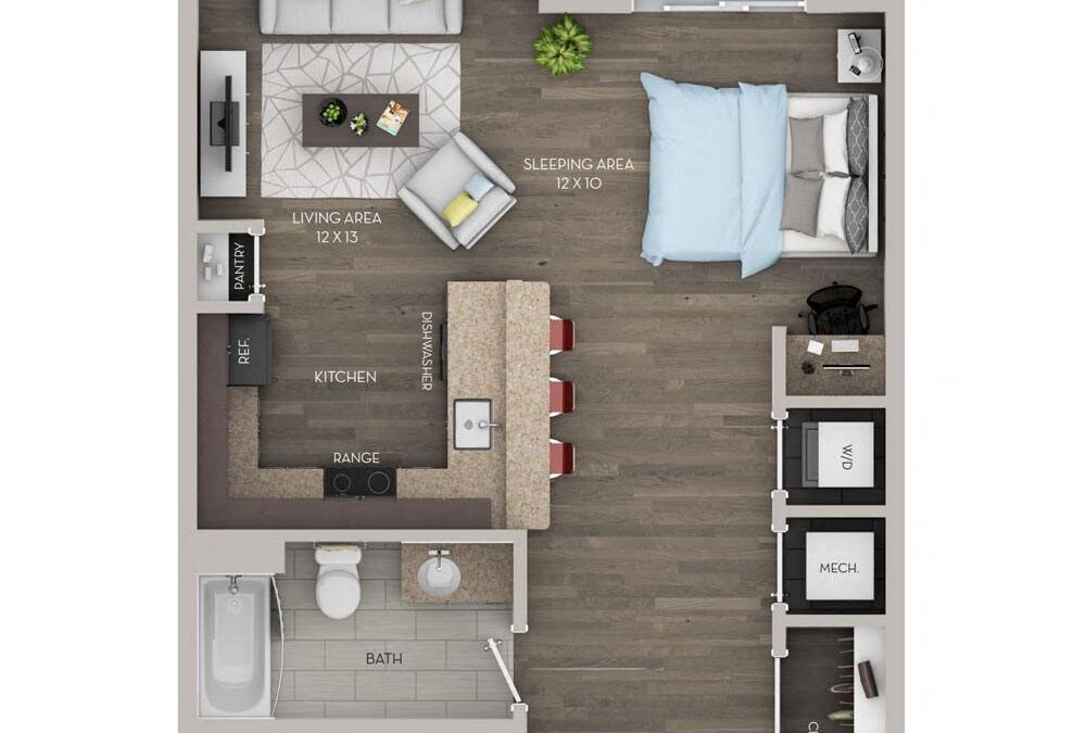 0 bedroom apartment for rent